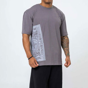 เสื้อยืดคอกลมผู้ชาย OEM แบบกำหนดเอง ระบายอากาศ แห้งเร็ว สำหรับออกกำลังกาย ผ้าโพลีเอสเตอร์/คอตตอน ชุดกีฬาวิ่ง น้ำหนักมาก 220 กรัม - Product Image 6