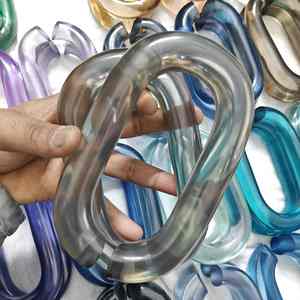 Nuevas eslabones de cadena de resina transparente de calidad para decoración de pared y eslabones de cadena colgantes disponibles. - Product Image 2