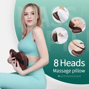 Almohada de Masaje Recargable para Espalda y Cuello con Calor, Amasamiento Profundo de Tejidos, Masajeador Eléctrico Portátil para Casa y Auto - Product Image 6