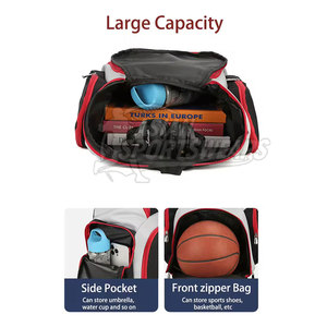 <b>Lightweight</b> Easy Carry Compact Basketball <b>Backpack</b> For Youth Players Football Training Programs - Product Image 6