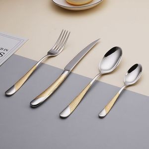 Multi-Purpose Stainless Steel <b>Flatware</b> Set Modern Design Dishwasher Safe Lightweight for Home Hotel Catering Outdoor Dining - Product Image 2