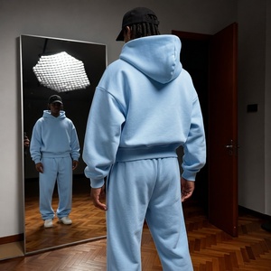 Sudaderas con capucha de marca privada, 500 g/m², de algodón cepillado con capucha de doble capa para marcas de ropa. - Product Image 4