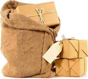 Printed Woven Polyester/Cotton Durable Water Resistant <b>Seed</b> Bag Eco Friendly Reusable <b>Storage</b> Pouch Natural Brown Color - Product Image 4