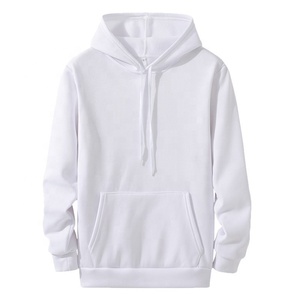 Sudadera con Capucha para Hombre al por Mayor, 100% Algodón, Estilo Casual, Color Sólido, Secado Rápido, Transpirable, con Bolsillo y Logotipo Personalizado - Product Image 1