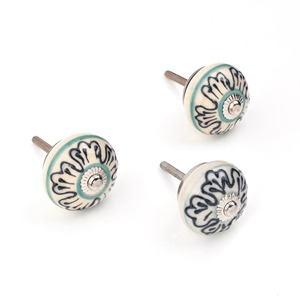 <b>ceramic</b> bedroom drawer <b>knobs</b> <b>Ceramic</b> Cabinet <b>Knobs</b> Round Handcrafted Plant Pattern Traditional Design <b>ceramic</b> <b>knobs</b> for door - Product Image 1