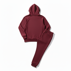 High Quality <b>Plain</b> Blank Tech Fleece Custom <b>Tracksuits</b> Oversized Men Joggers Suits Set - Product Image 3
