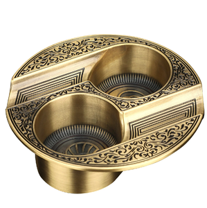 Juego de ceniceros clásicos con temática egipcia de faraón en plata y bronce, disponible a precios de mayorista. - Product Image 2