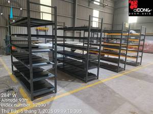 Étagère robuste sans boulons |   Présentoir autoportant en kit, thermolaqué, pour supermarchés et commerces de détail, OEM - Product Image 5