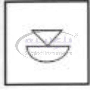 Soft IOL Lens Cutter Scissors Ophthalmic Cataract Instrument Stainless Steel Intraocular Lens Cutting Tool By <b>Blush</b> Surgical - Product Image 5