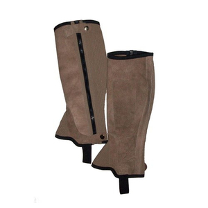 Chaps d'équitation pour femmes et hommes, en cuir/PU, avec logo personnalisé, couleur personnalisée, haute qualité, service OEM, pour l'extérieur - Product Image 2