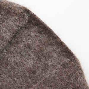 Manteau décontracté élégant en velours tricoté pour femme grande taille, à manches longues, uni texturé, avec un seul bouton et manches amovibles sur le devant - Product Image 4