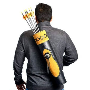 Arquerocañera de Cuero Duradera de Calidad Premium Hecha a Mano, Ajustable y Cómoda para Caza y Deportes - Product Image 1