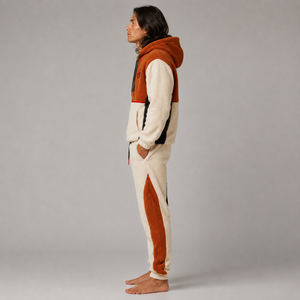 Ensemble de survêtement en polaire pour homme, vêtements décontractés, tissu doux et chaud, sweat à capuche et pantalon, coupe confortable, ensemble de survêtement en polaire de qualité supérieure pour homme - Product Image 4