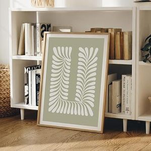 Cadre photo minimaliste en bois massif fait main, rectangulaire vertical, impression sérigraphique écologique, couleur pleine, décoration murale - Product Image 3