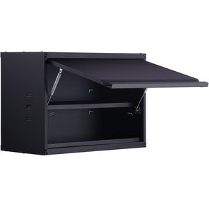 Armadio Metallico per Stoccaggio, Capacità di Carico 120 libbre per Ripiano, Scaffali da Garage in Acciaio Verniciato a Polvere Montati a Parete, Altezza 20 Piedi - Product Image 1