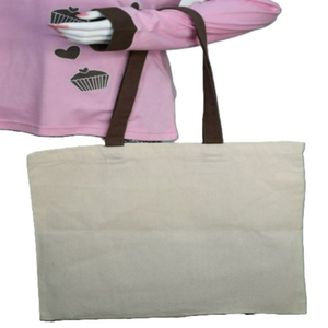 Bolsa de Compras de Lona de Algodón Reciclable Ecológica de Alta Calidad con Asa y Logotipo Personalizado, Bolsa Promocional con Impresión Moderna - Product Image 4