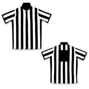 Camiseta de árbitro deportiva personalizada, camiseta de fútbol, uniforme de fútbol, ropa de árbitro negra y blanca, polo de árbitro con bolsillo - Product Image 3