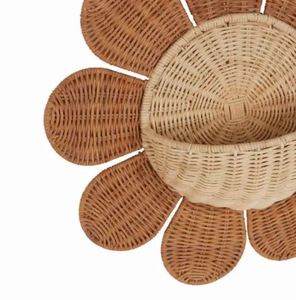 Panier mural en rotin pour la décoration de la maison, en forme de fleur, de haute qualité, tissé à la main au Vietnam, vente en gros - Product Image 3