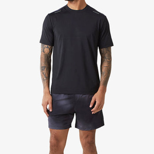 Fashion Outfit Top Selling Men <b>Printed</b> T-Shirts Shorts Set <b>Stand</b> Collar Cool Fabric Attractive Men Beach <b>Printed</b> Shorts Set - Product Image 1