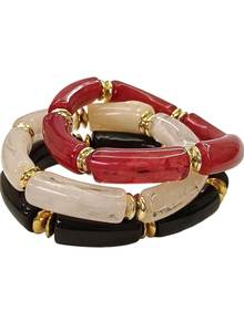 Pulsera de Resina de Lujo con Diseño Contemporáneo Distintivo, Accesorio Premium para la Muñeca para Empresas de Moda - Product Image 3