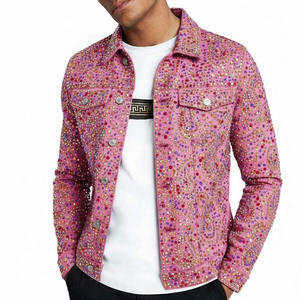 Chemises en jean bleu uni pour hommes, grande taille, style décontracté, douces et confortables, tissage tricoté, mode personnalisée - Product Image 4