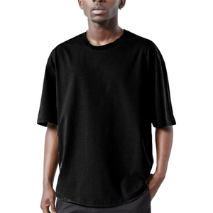 เสื้อยืดทรงหลวมไหล่ตก ผ้าฝ้ายถัก 100% สีตามสั่ง - Product Image 5
