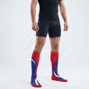 Chaussettes de football d'entraînement, chaussettes de soccer montantes, semelle rembourrée, tissu tricoté respirant pour matchs, entraînements et sports, adultes - Product Image 6