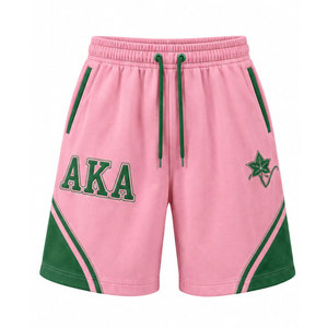 Pantalones Cortos Bermuda para Hombre, Color Rosa Verde, Sólidos, Casuales, Ecológicos, Transpirables y Anti-UV, Cintura Elástica, Corte Medio, Algodón - Product Image 5