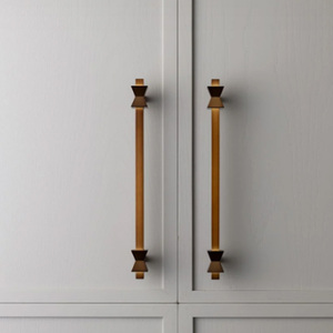 Contemporary Brass Cabinet Bar Handle for Kitchen Furniture Door Pulls Durable Design Solid Brass Handle - Product Image 1
