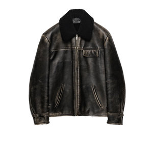 Veste en cuir Nappa sur mesure pour homme, tendance du moment, en peau d'agneau de luxe, zippée, pour l'hiver, ODM OEM, excellente qualité. - Product Image 1