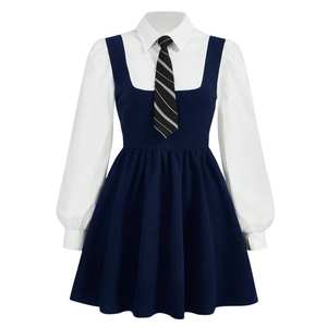 OEM School Uniform For Girls Comfortable Cotton Blend Skirt Shirt <b>Blazer</b> <b>Sets</b> Breathable Anti Wrinkle XS to 3XL Bulk Supply - Product Image 3