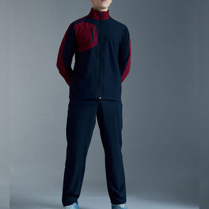 Pantalones Deportivos Casuales de Poliéster para Hombre con Logotipo Personalizado, Cierre de Cremallera, Ropa Deportiva, Corte Ajustado, Trajes Deportivos Sólidos Personalizados, Transpirables - Product Image 2