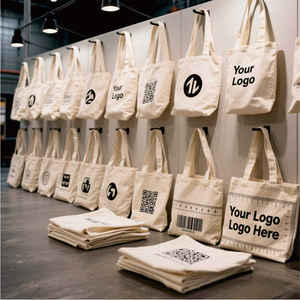 Bolsa de Yute Ecológica para Compras con Fuelle Ancho y Gran Capacidad de Carga - Product Image 1