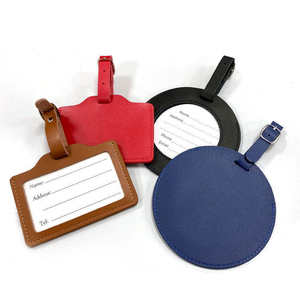 Trouvez des étiquettes de bagages en cuir de luxe similaires, personnalisées avec logo, pour cadeaux d'entreprise du fabricant. - Product Image 4