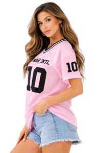Maillots en jersey mesh pour femmes, haute qualité, style vintage, maillot de football américain classique, respirant, personnalisable, mode, vente en gros, imprimé - Product Image 5
