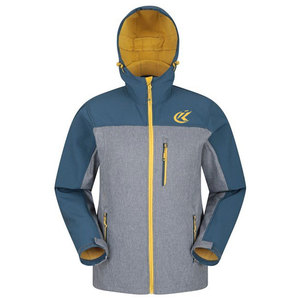 เสื้อแจ็คเก็ตกันลมสำหรับกิจกรรมกลางแจ้ง ทนทาน พร้อมปกตั้งและโลโก้ด้านหน้า ดีไซน์เรียบหรู ระบายอากาศได้ดี เป็นมิตรต่อสิ่งแวดล้อม เหมาะสำหรับฤดูหนาว - Product Image 1