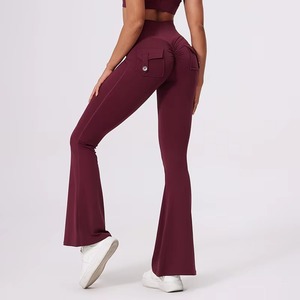 Leggings de yoga et de fitness personnalisés pour femmes – Pantalons de sport taille haute sans couture avec effet froncé aux fesses - Product Image 3