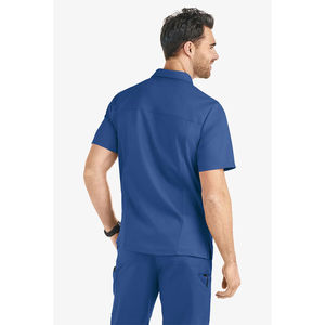 Conjuntos de uniformes médicos de manga corta para hombre, estilo jogger, elegantes, para enfermeros y hospitales, blusas elásticas. - Product Image 6
