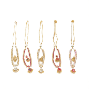 Kemp <b>Jewellery</b> <b>Gold</b> Plated Designer Bridal Jewelry <b>Set</b>-Trendy Fine Earring & Necklace <b>Set</b> - Product Image 3