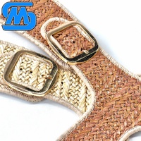 Tongs en paille PP pour femmes, empeignes de chaussures semi-finies, entreprise commerciale, marché argentin, MOQ300, commande personnalisée, 30 jours, EXW