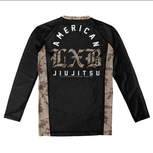 Vente en gros de rashguard à manches courtes respirant, à séchage rapide, écologique, UPF50+, antibactérien, 220g, unisexe, adultes, 2025 - Product Image 2