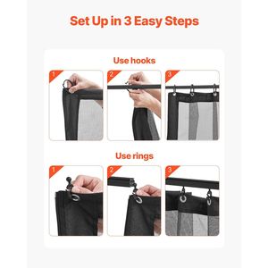 Rete di Ricambio per Gazebo 10 x 13 x 6,8 FT, Rete a 4 Pannelli Laterali per Giardino Esterno, Compatibile con la Maggior Parte dei Gazebo da Patio - Product Image 6