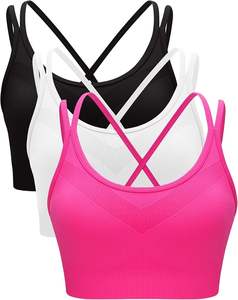 Soutien-gorge de sport pour femme le plus vendu, prix de gros, logo personnalisé, anti-rides, qualité supérieure, nouveau design tendance - Product Image 5