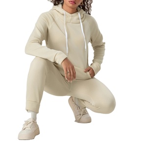 Survêtements pour femmes grande taille unisexe pull pull épais blanc uni personnalisé - Product Image 1
