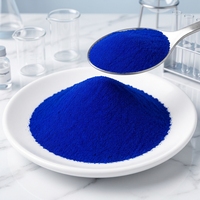 Bahan Baku Tembaga Tripeptida-1 GHK-Cu Kemurnian Tinggi 99% Kelas Kosmetik, Bubuk Biru 50mg Vial