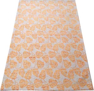 Moderno Op Art Floral azul blanco terciopelo antideslizante máquina hecha alfombra ilusión óptica 3D área alfombra sala de estar a rayas - Product Image 4