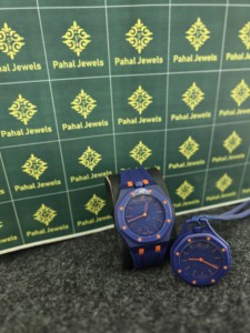 Reloj de Cuarzo Vintage de Lujo para Hombre, Azul, Redondo, con Correa de Plástico, Esfera Analógica, Sin Resistencia al Agua, Estilo Deportivo, Caja de 40 mm - Product Image 1