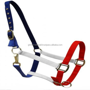 Western Saddle Designer Multicolor Nylon Horse Halter Wholesale Adjustable Custom Horse Racing Equipment Accessories All Season - Product Image 4