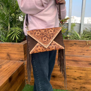 กระเป๋าหนังนิ่มสะพายข้างดีไซน์ใหม่สำหรับผู้หญิงกระเป๋าทรงซองจดหมายอเนกประสงค์กระเป๋าถือคลัทช์หนังแท้ - Product Image 2