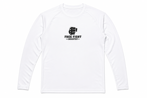 Chemise de compression à manches longues pour homme Free Fight Industry, blanche, en polyester à séchage rapide - Product Image 5
